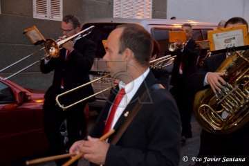  Procesión sin presencia policial en Ojos de Garza (Foto TA)